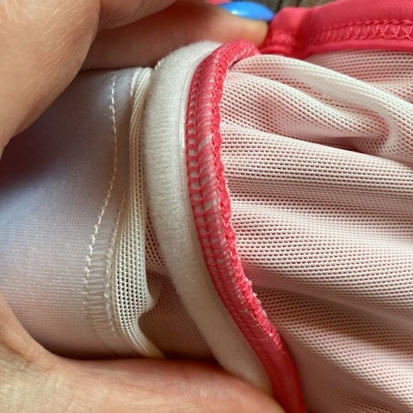 Swimsuits For All pink crochet detailing tankini size 20 - Picture 8 of 8